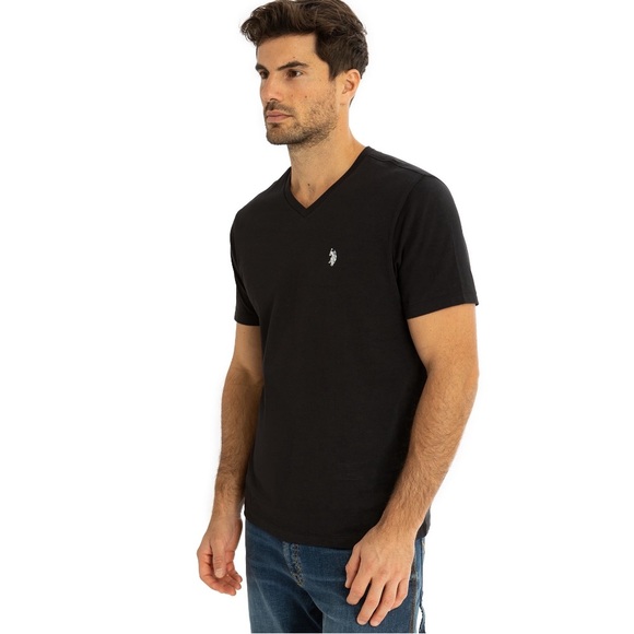 U.S. Polo Assn. Men's Short Sleeve V-Neck Tee - Picture 1 of 4